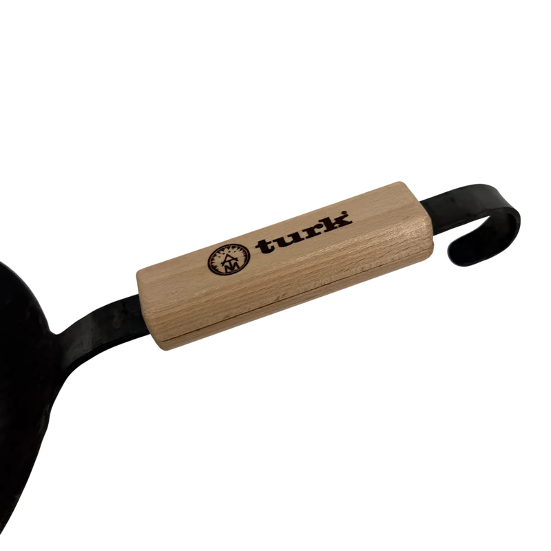 Holzgriff für handgeschmiedete Pfanne 2-teilig - mit Magneten