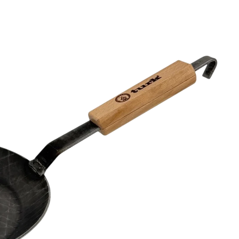 Holzgriff für schmiedeeiserne Pfanne 2-teilig - mit Magneten