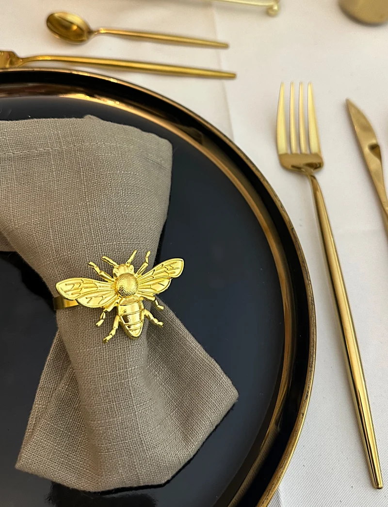 Royal Golden Home Serviettenring Bee